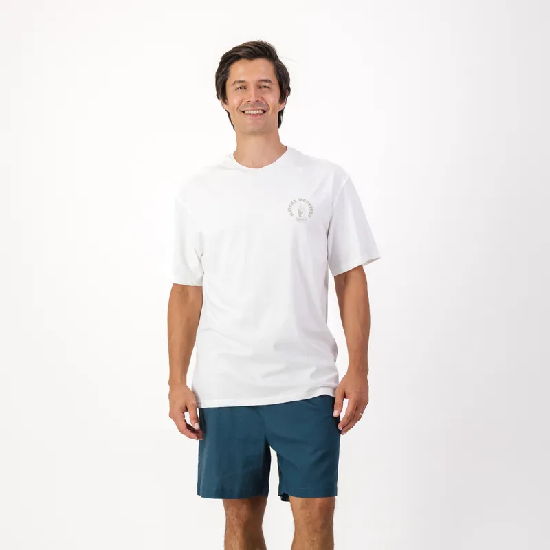 Mens Pull on Shorts / Teal - Image 1