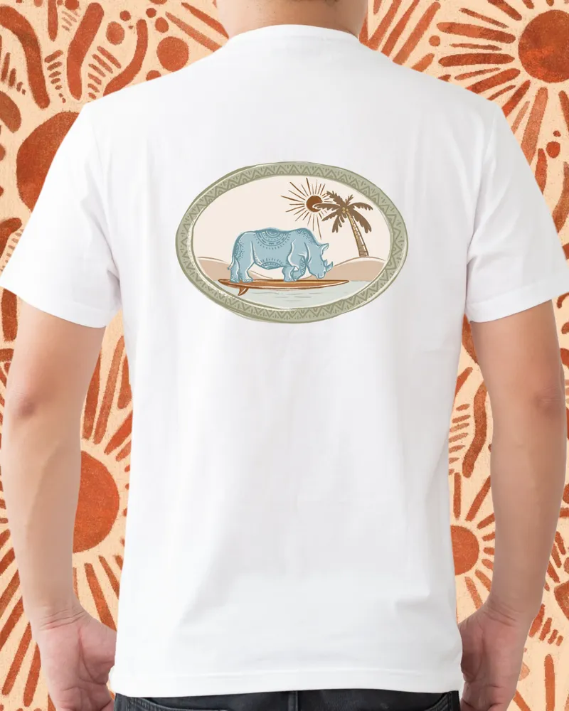 Rhino Range 100% Cotton T-Shirts - Image 1