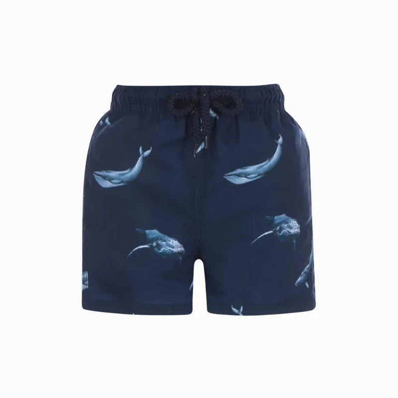 Kids Swim Shorts | Sea Life / Blue - Image 1