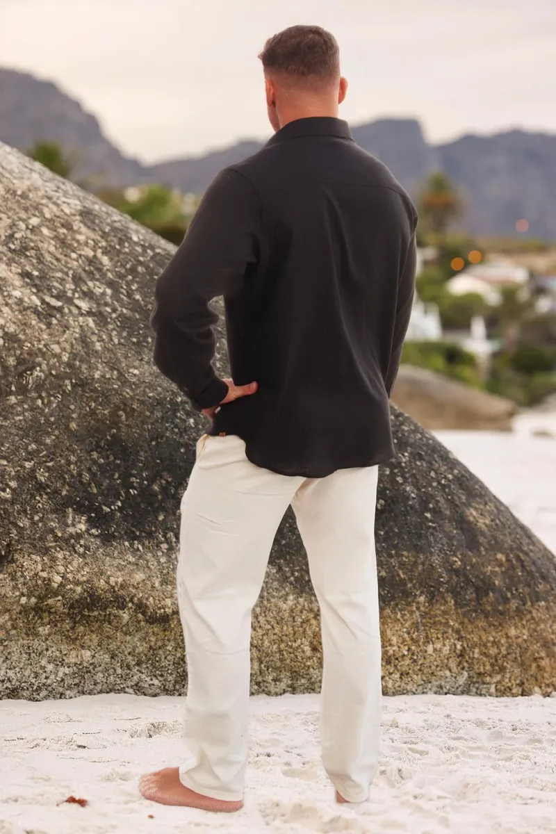 Long Sleeve Shirt - Black - Image 3