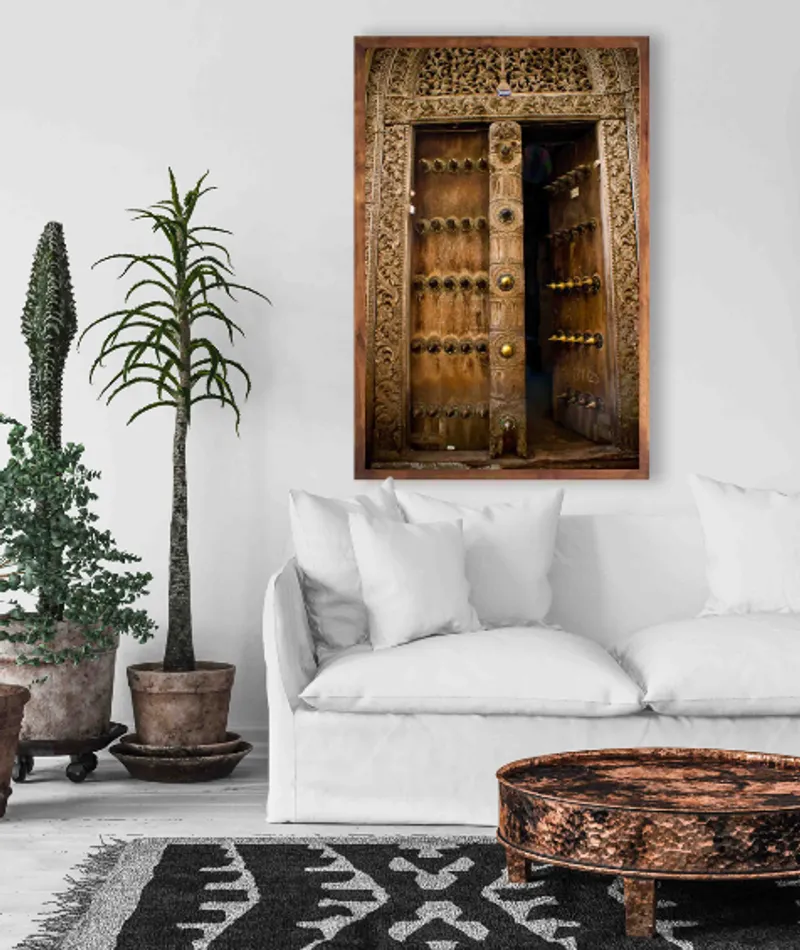 Wooden Zanzibari door - Image 1