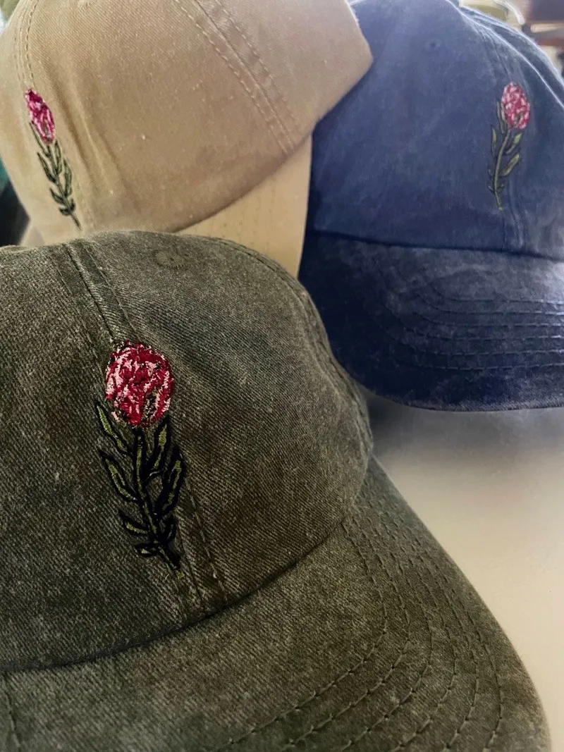 Embroidered Protea Dad Cap - Image 1