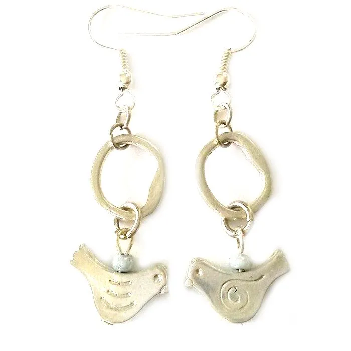 Bird and link earrings - ERE01B
