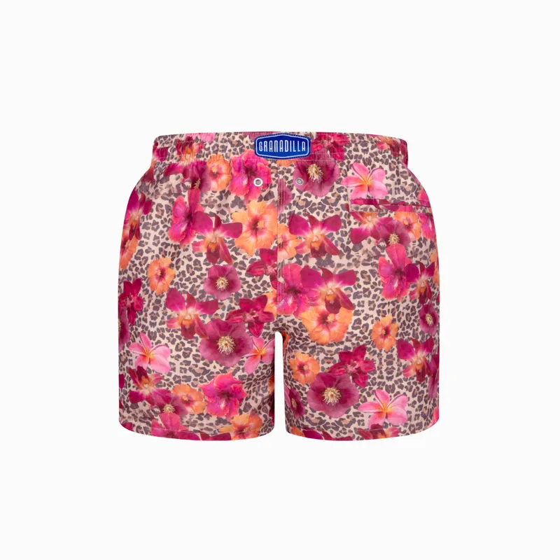 Mid-length Swim Shorts | Leopard Floral / Multi - Image 5