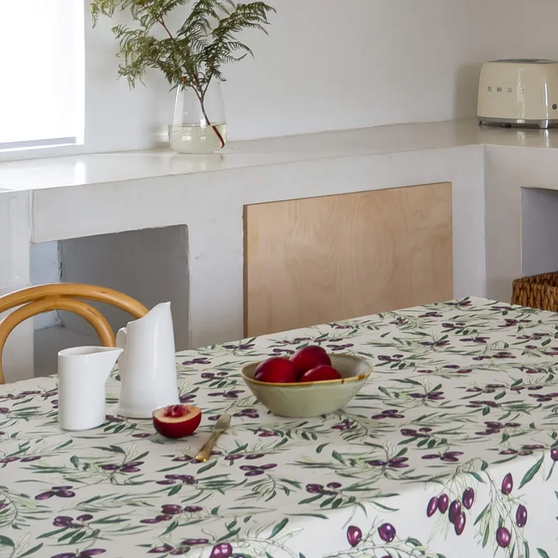 Mediterranean Olive Tablecloth - Image 3