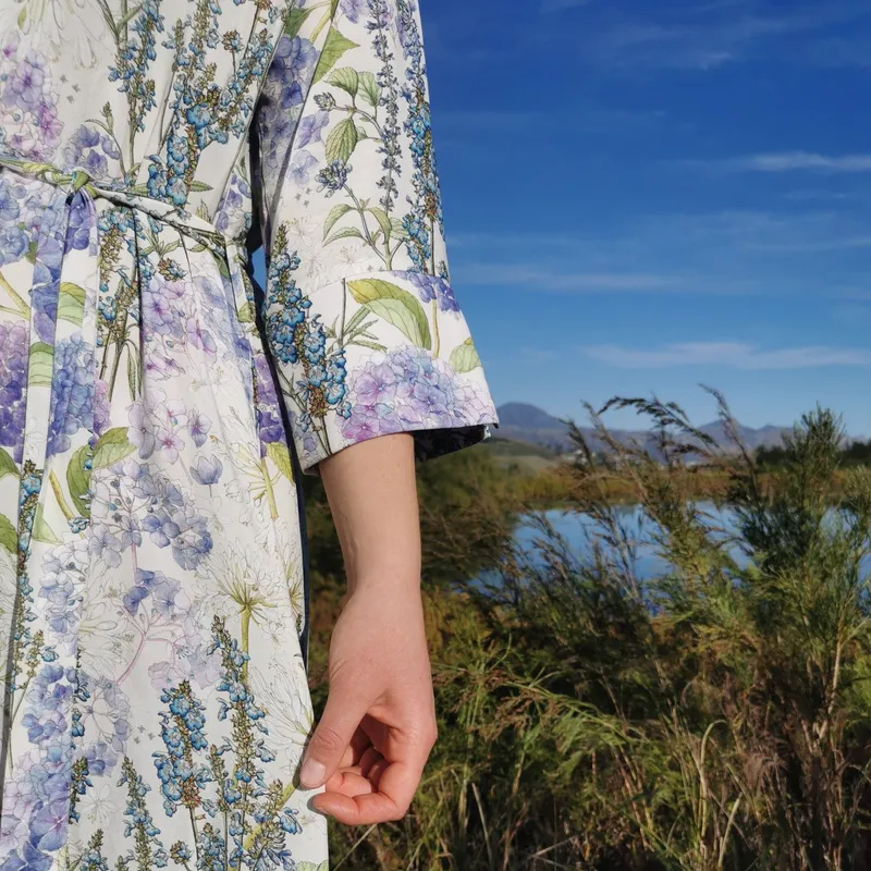 Shirt dress ~ Summer Blooms - Image 2