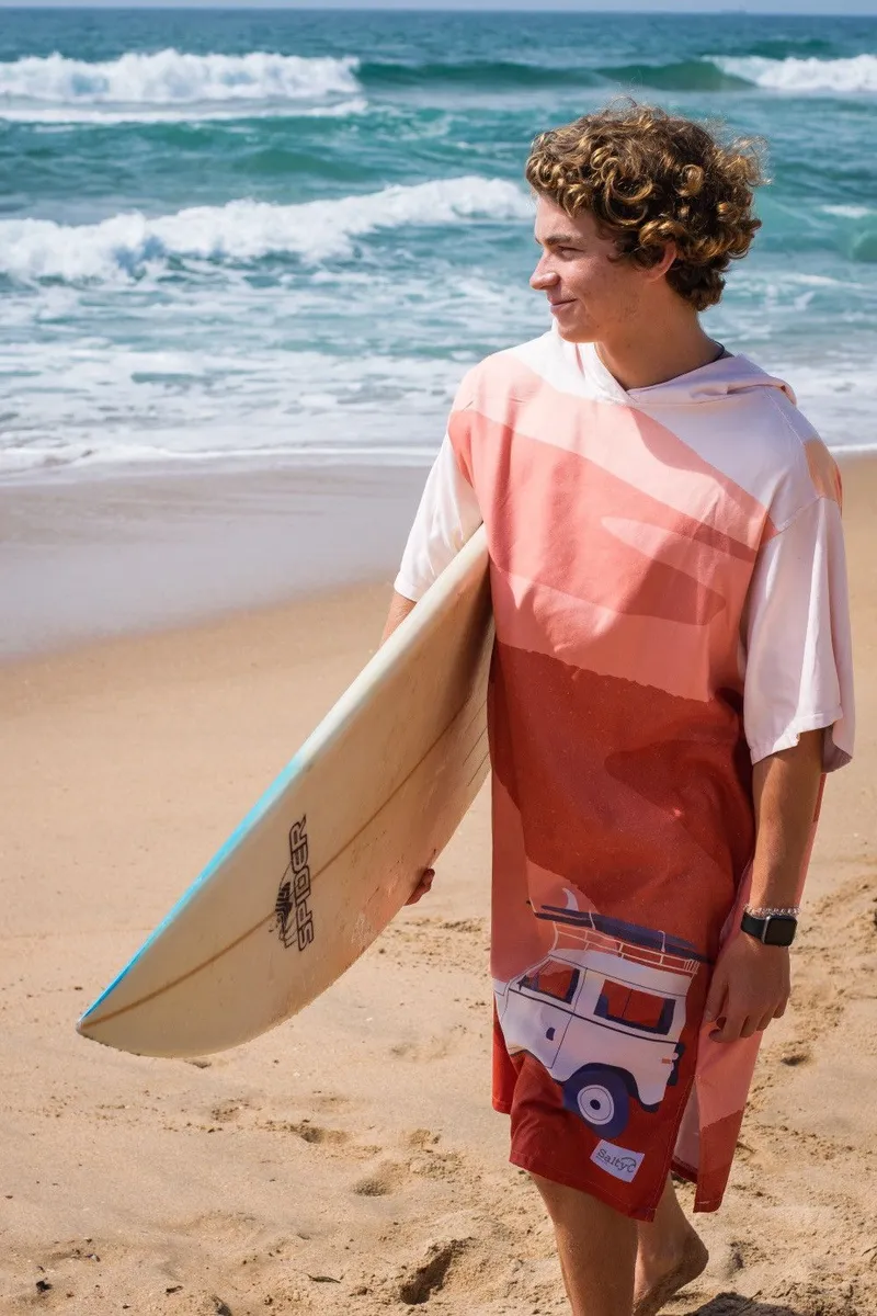 Quick-dry Microfiber Towel Poncho - Image 2