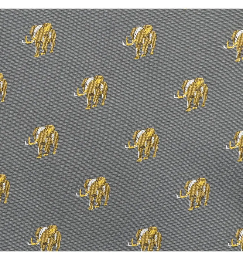 Single Elephant woven Microfiber necktie - Image 7