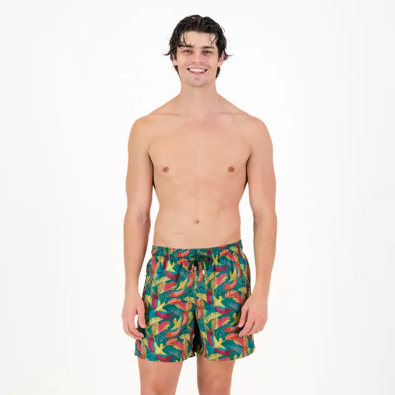 Mid-length Swim Shorts | Loerie / Green - Image 2