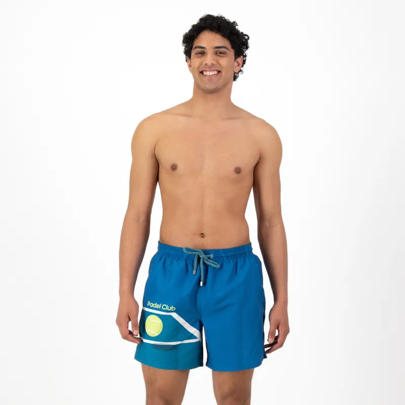Mid-length Swim Shorts | Padel Club / Emerald - Image 1