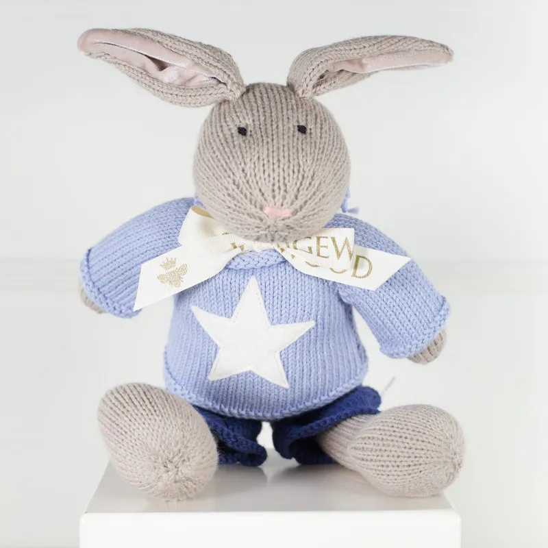 Wedgewood Heirloom Rabbit - Bouncing Boy - Blue Star - Image 1