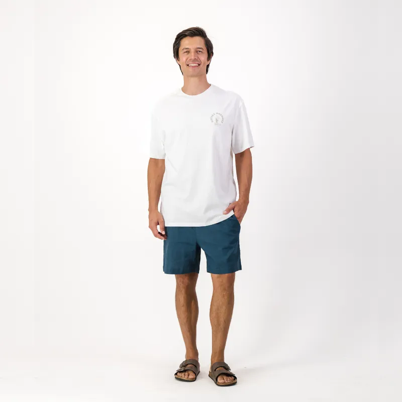 Mens Pull on Shorts / Teal - Image 6