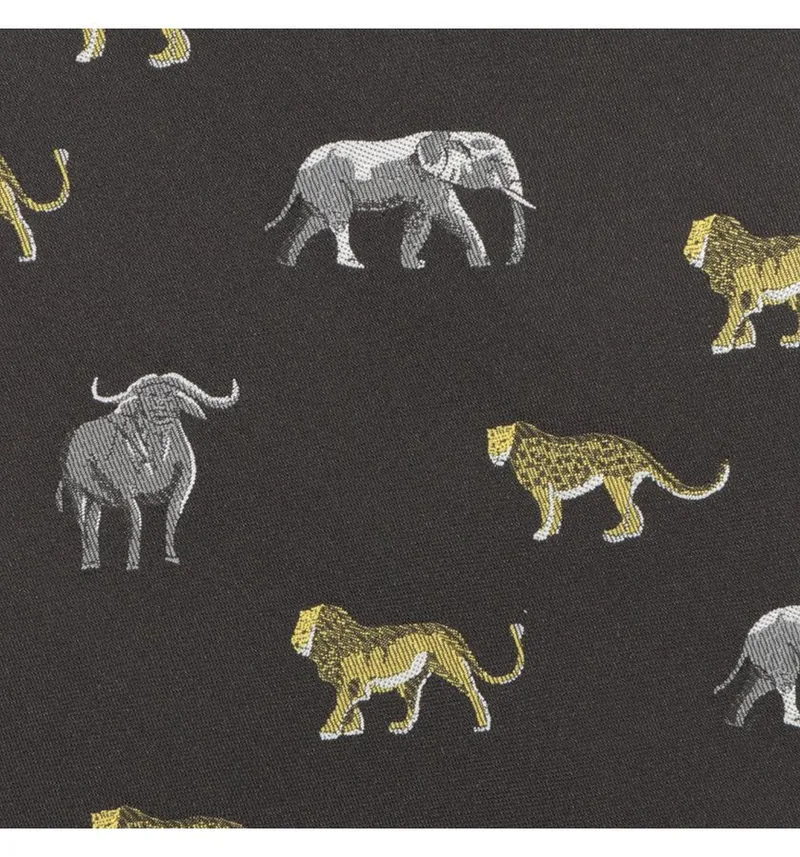 Big Five Medium Animal woven Microfiber necktie - Image 2