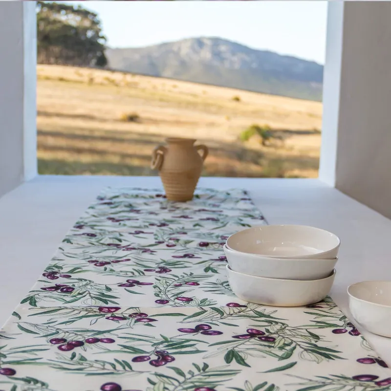 Mediterranean Olives Table Runner - Image 4