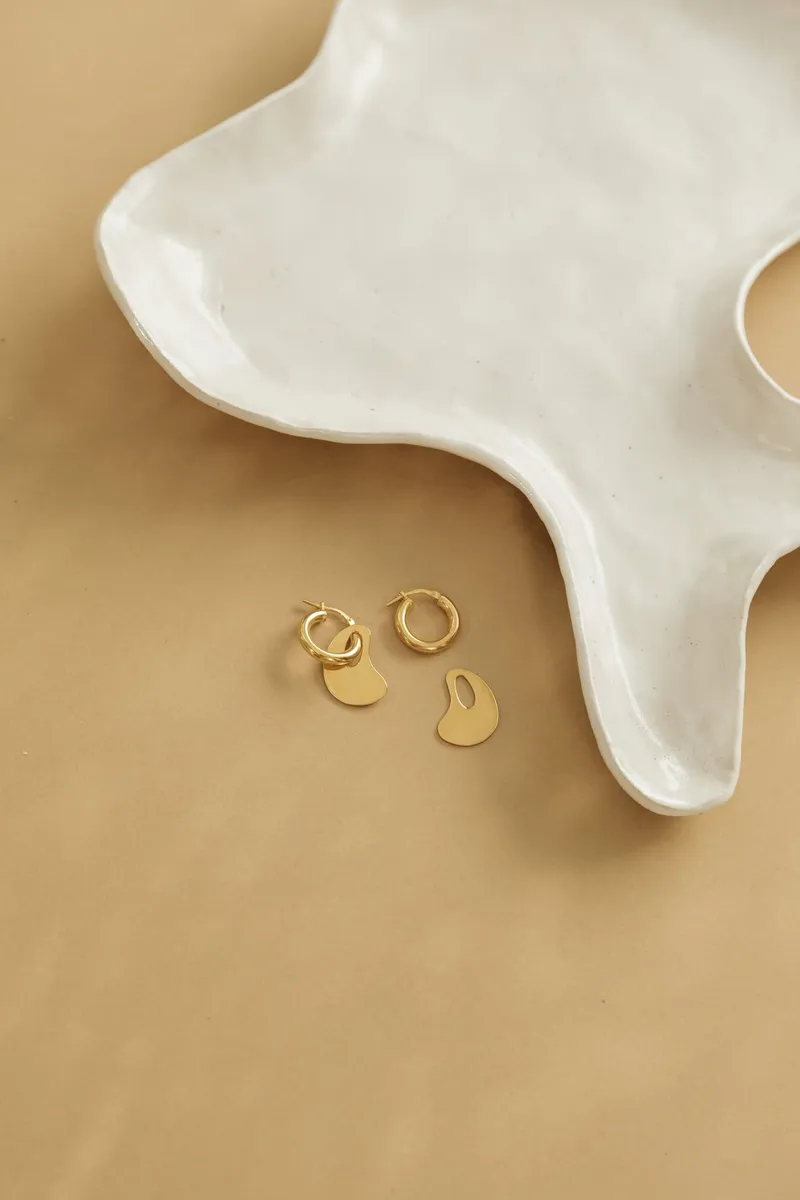 Mini Pear Hoop - Image 2