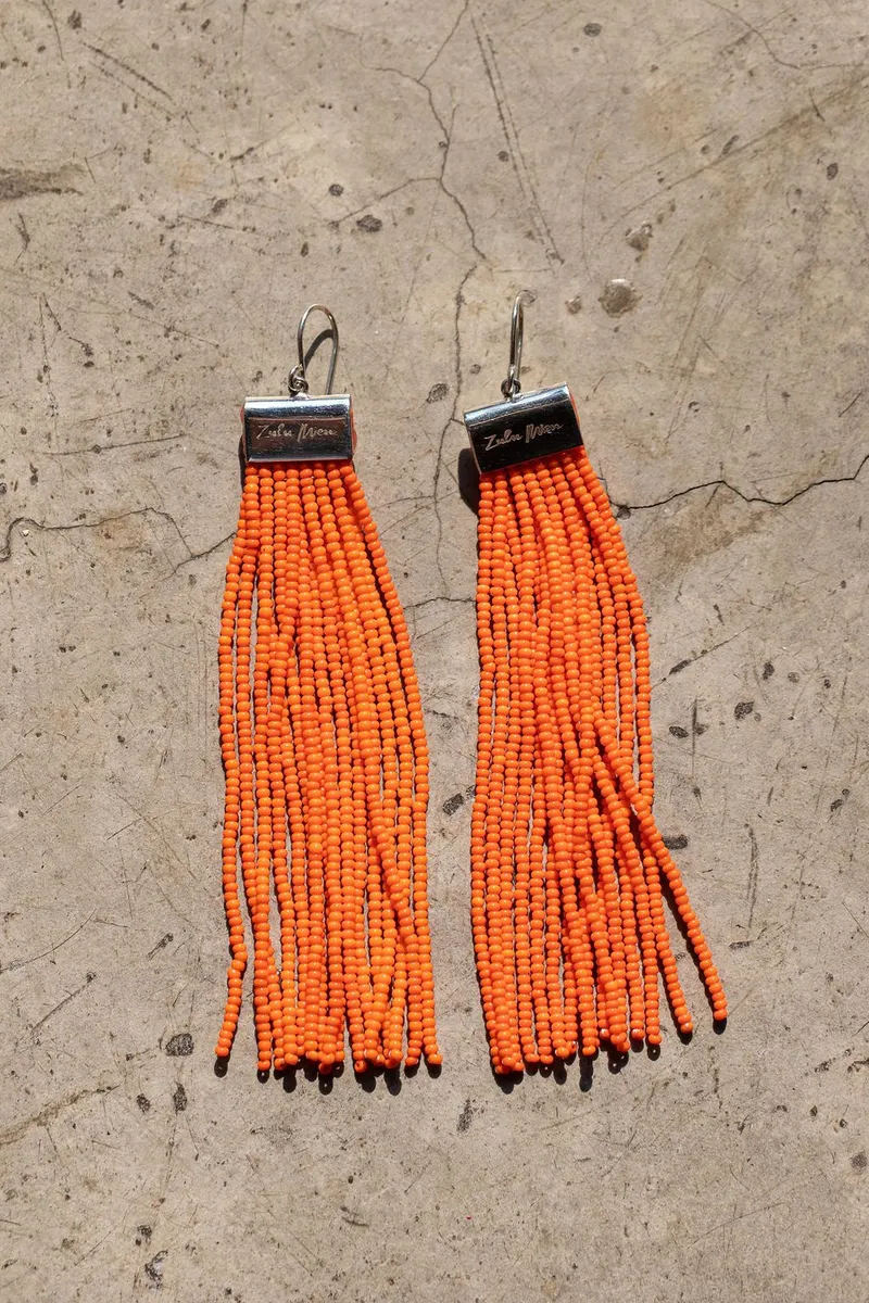 Blom (Folded Tassel) Earrings - Image 1