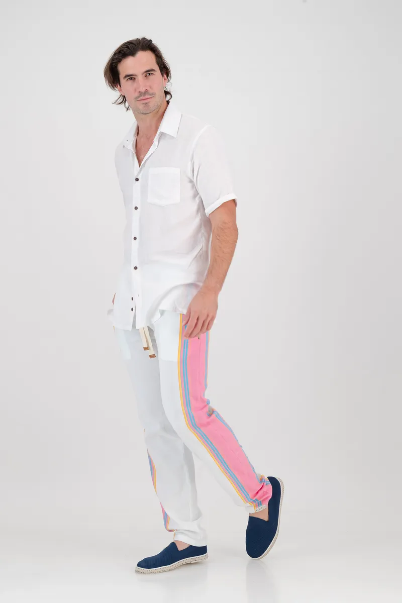 Regular Fit Trousers - Shell Pink - Image 3