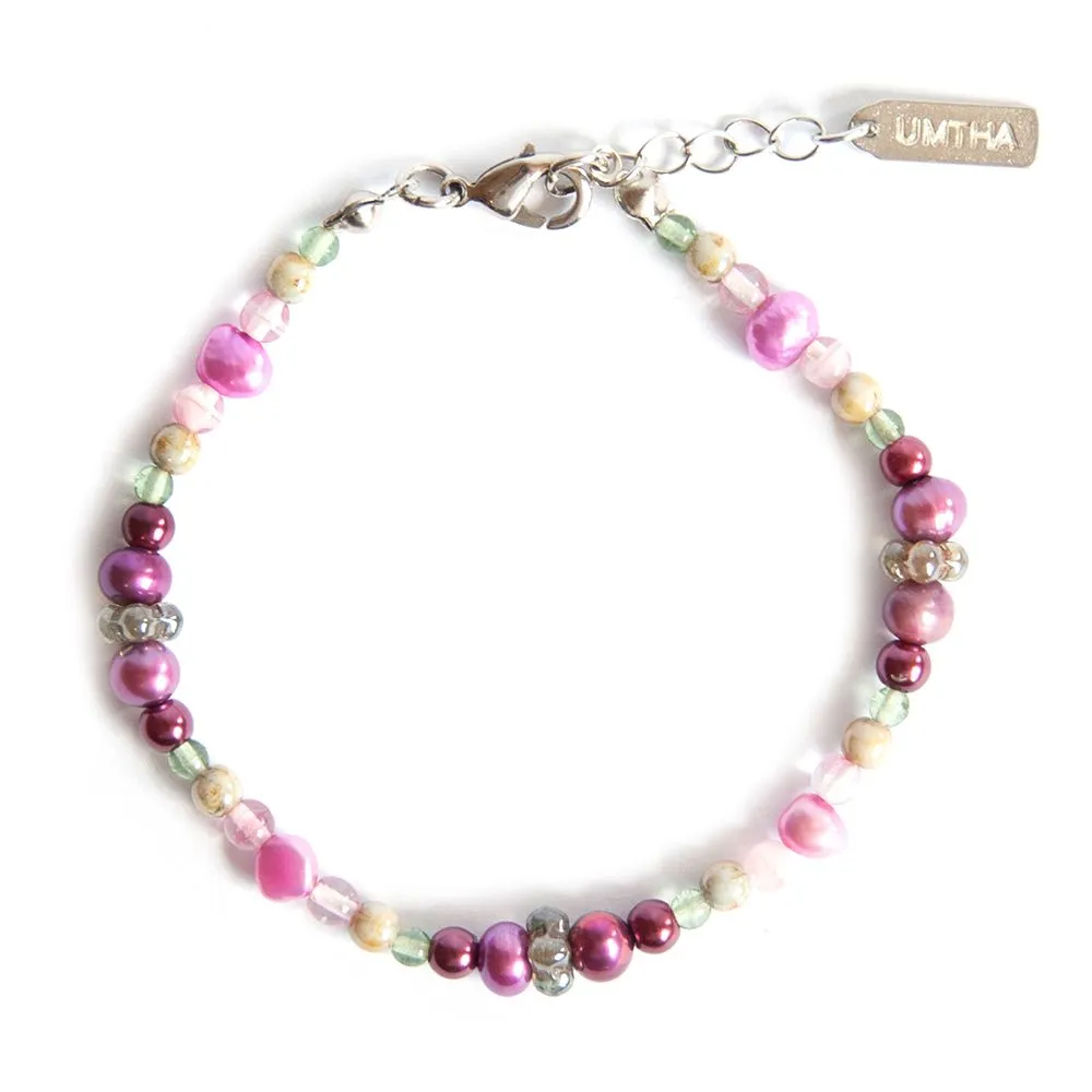A delightful "Valentine" mountain fynbos species inspired bracelet - BRPE01