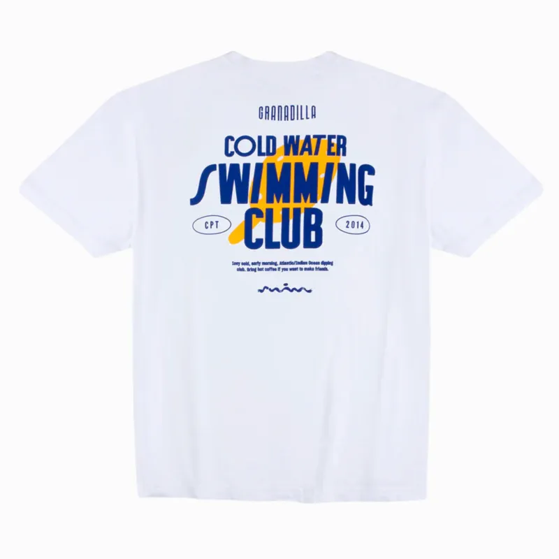 Loose White Tee | Swimming Club - Image 1