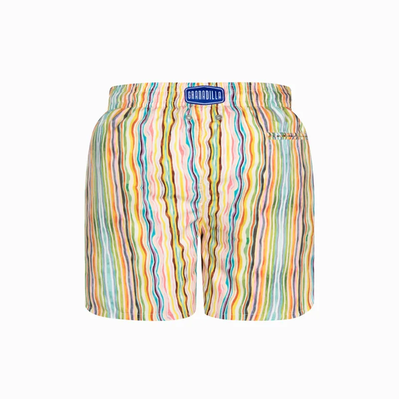 Mid-length Swim Shorts | Strata / Multi - Image 8