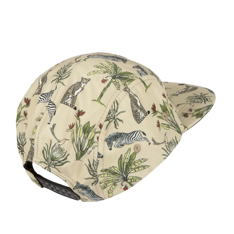 Into Africa Jumping Zebra Khaki Flat Peak - Image 2