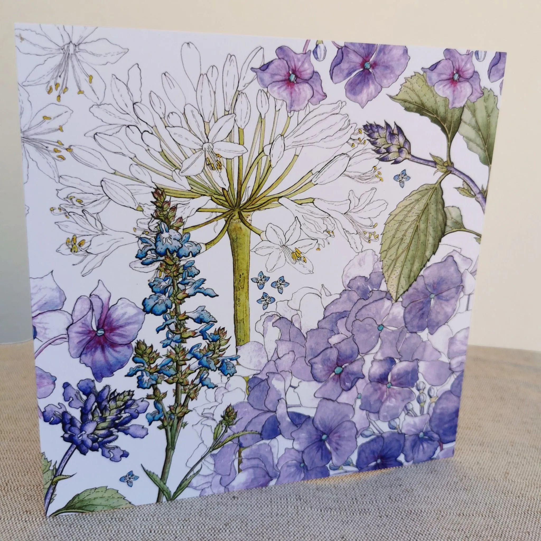 Summer Garden Greeting Card