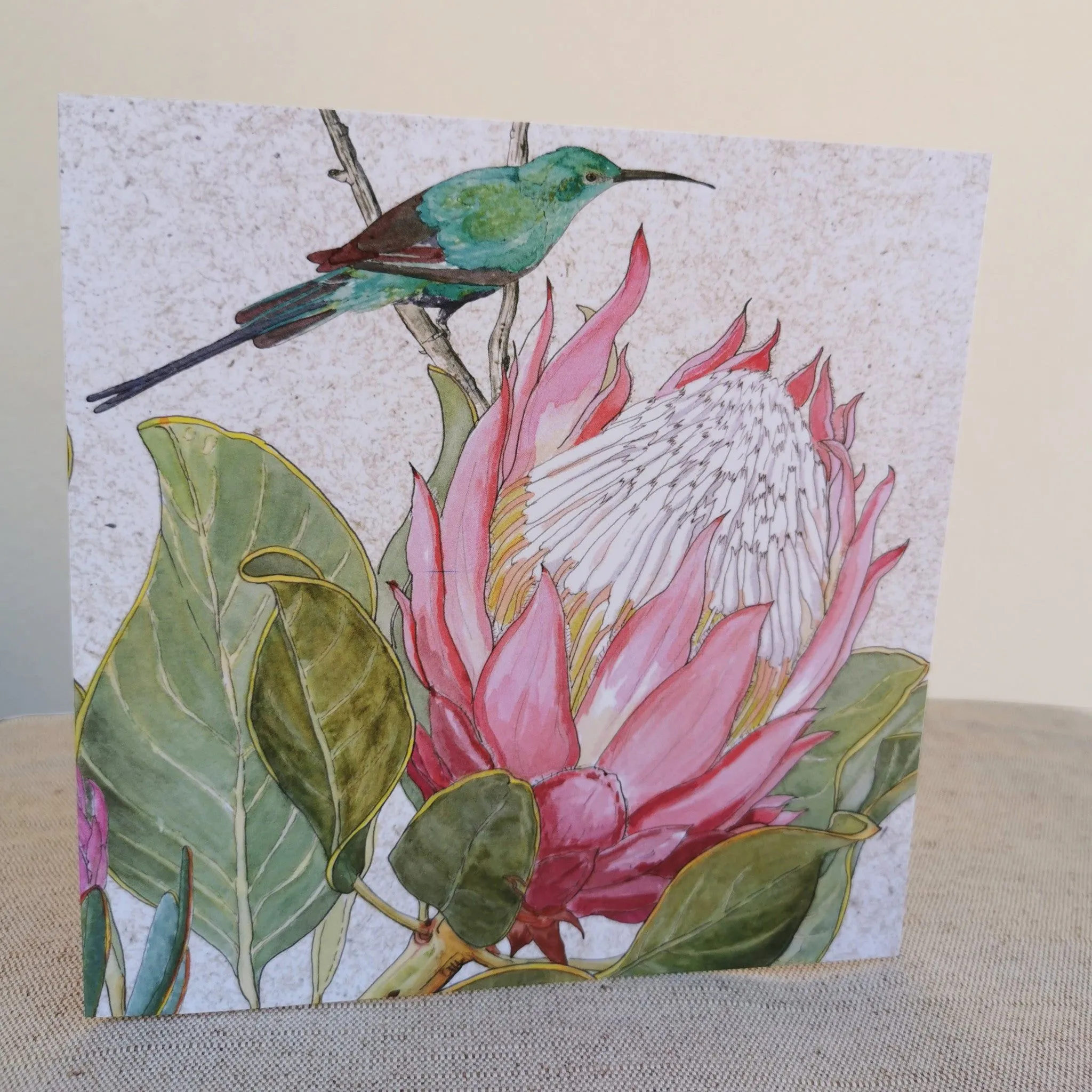 King Protea Greeting Card