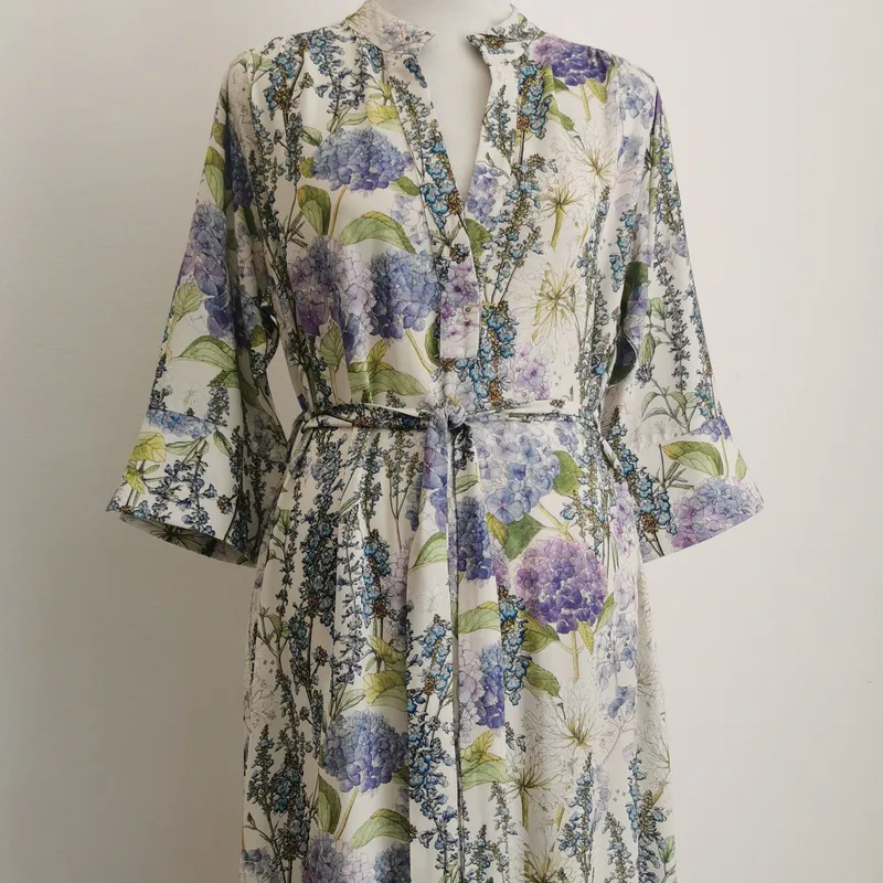 Shirt dress ~ Summer Blooms - Image 3