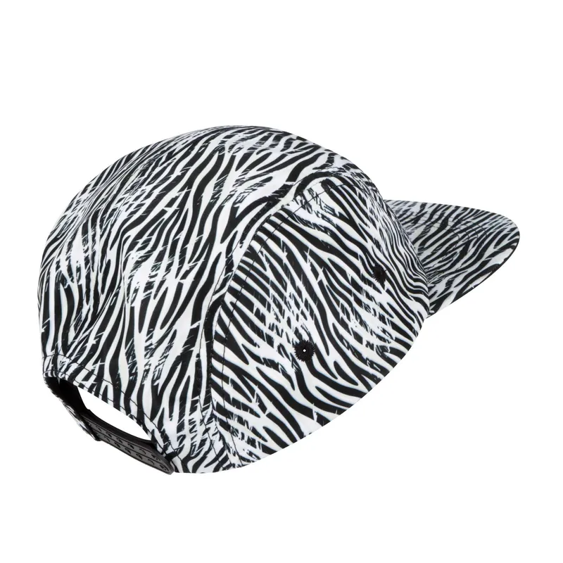 Into Africa Zebra Print Flat Peak - Image 2