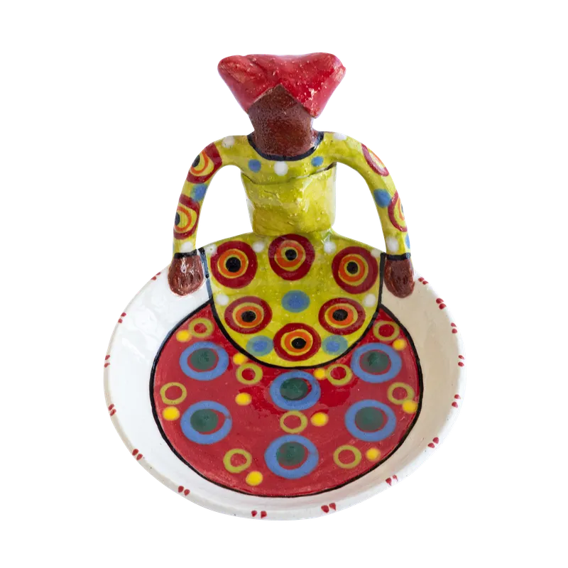 1Lady Sweetie Dish Bright on White - Image 1