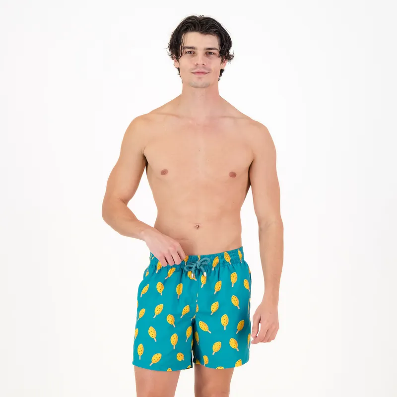 Mid-length Swim Shorts | Lolly / Teal - Image 1