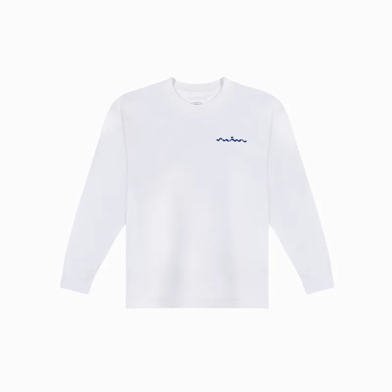 White Long Sleeve | Swimming Club - Image 3