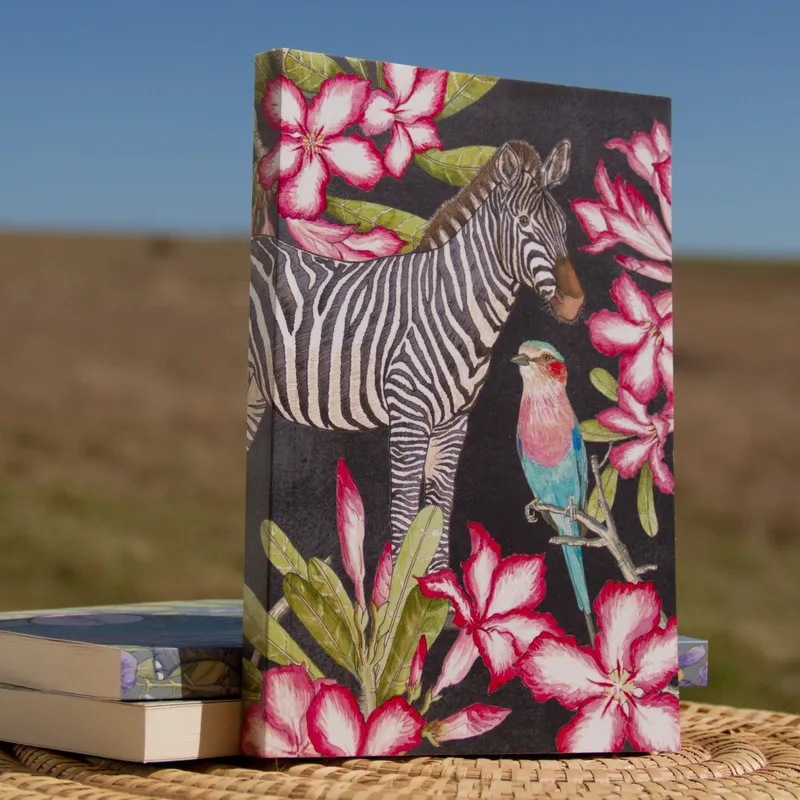 Journal  - Zebra & Impala lilies - Image 2