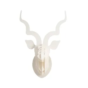 Mini Kudu Head in Paperboard