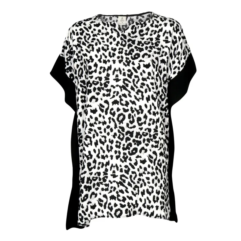 Ladies Short Animal Print Kaftan - Image 2