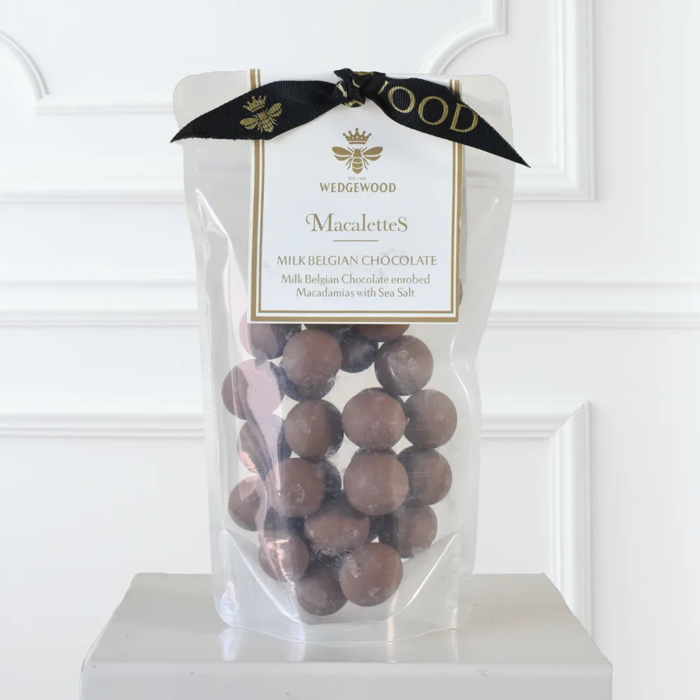 Milk Belgian Chocolate & Sea Salt Enrobed Macadamia Macalettes