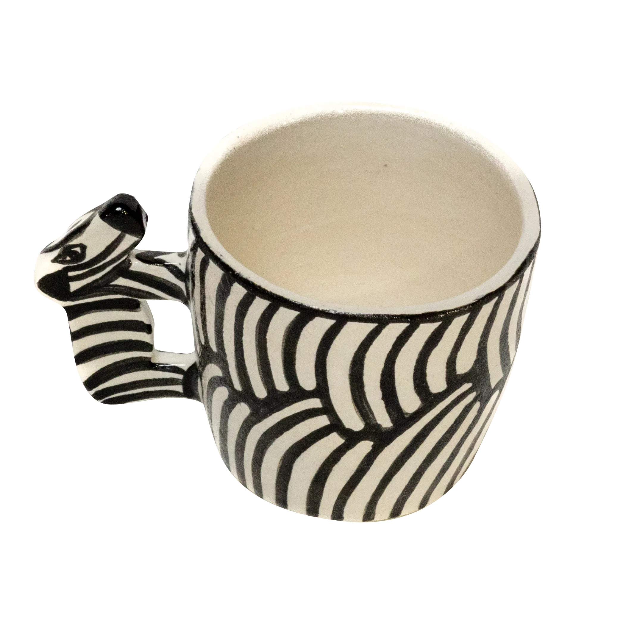 Zebra Handle Mug - Espresso size