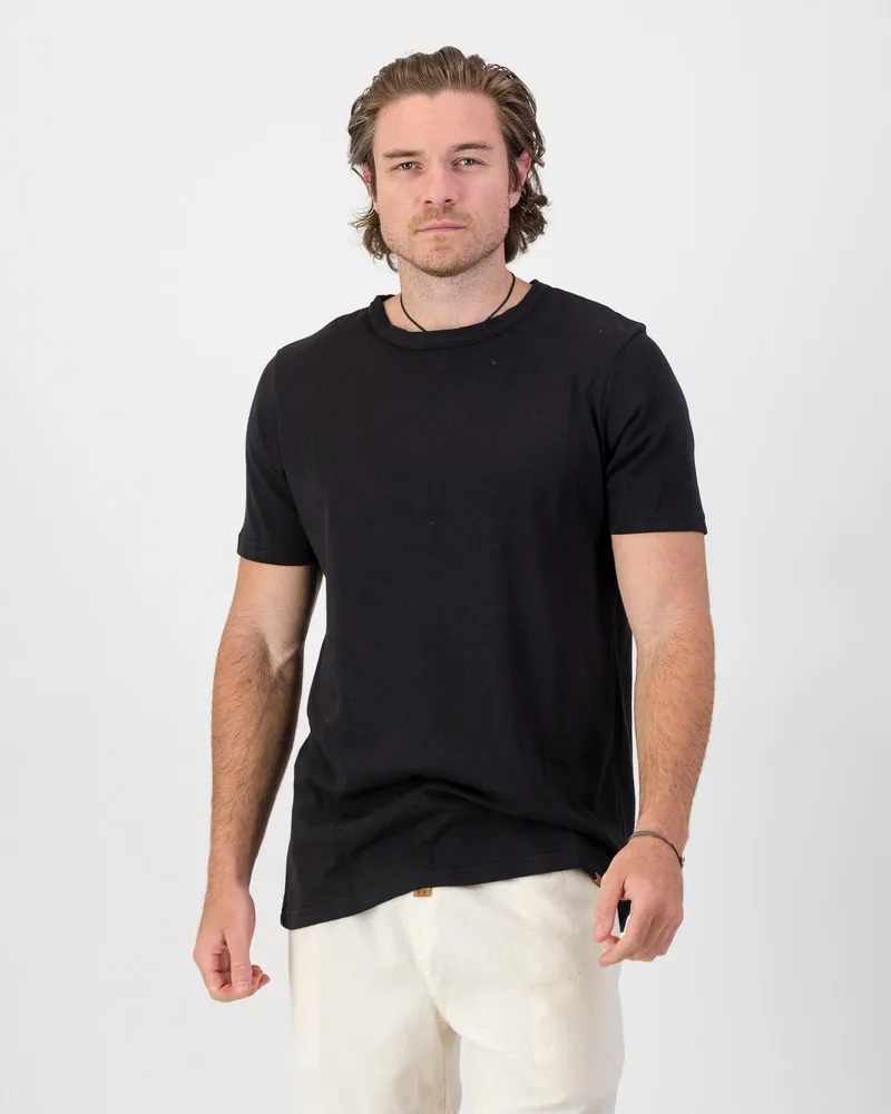 Cool Touch Cotton T-Shirt - Black - Image 2