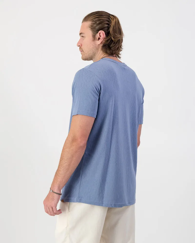 Cool Touch Cotton T-Shirt - Denim - Image 4