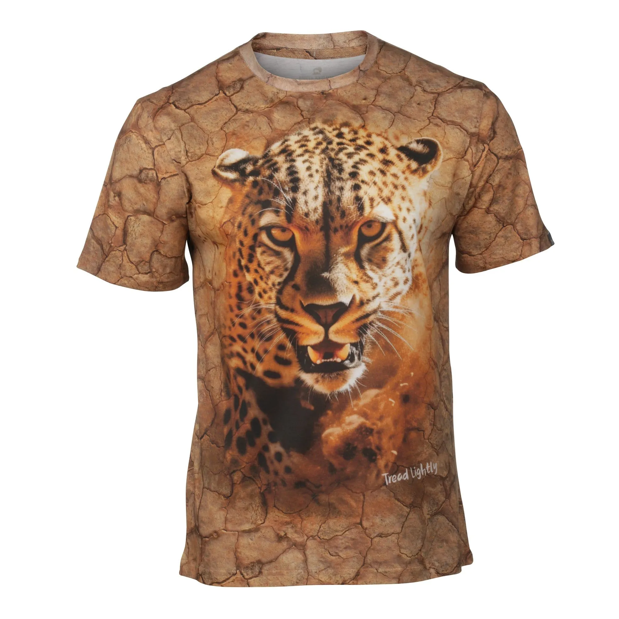 Men's All-Over Cheetah Print T-shirt