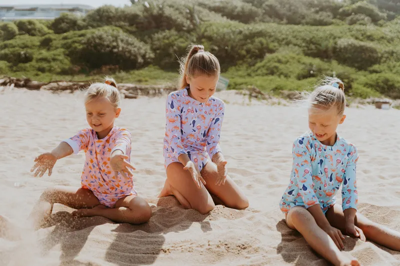 Kids UV Protected Rash Vests - Image 1