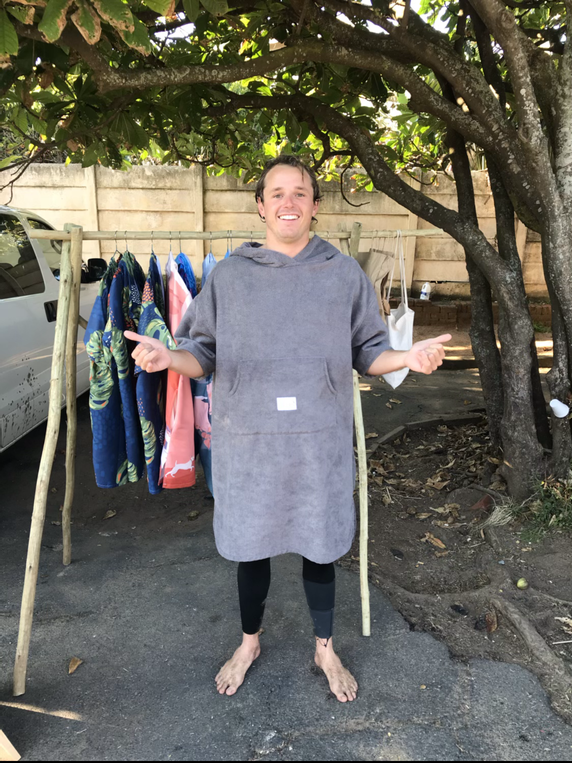 Hooded Towel Changing Poncho