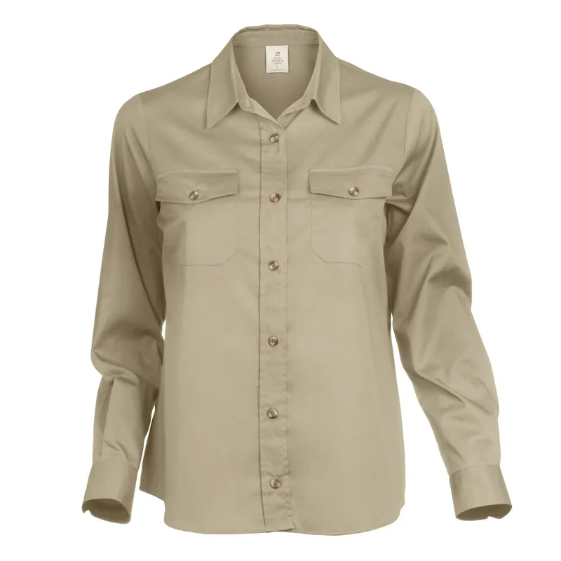 Ladies Ls Bush Shirt - Image 2