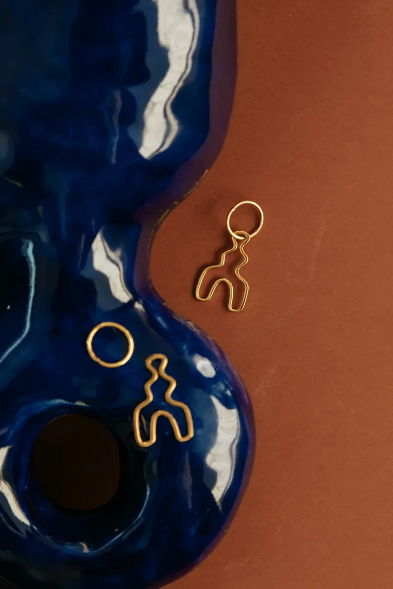 Mini Linear Lover Hoop - Image 2