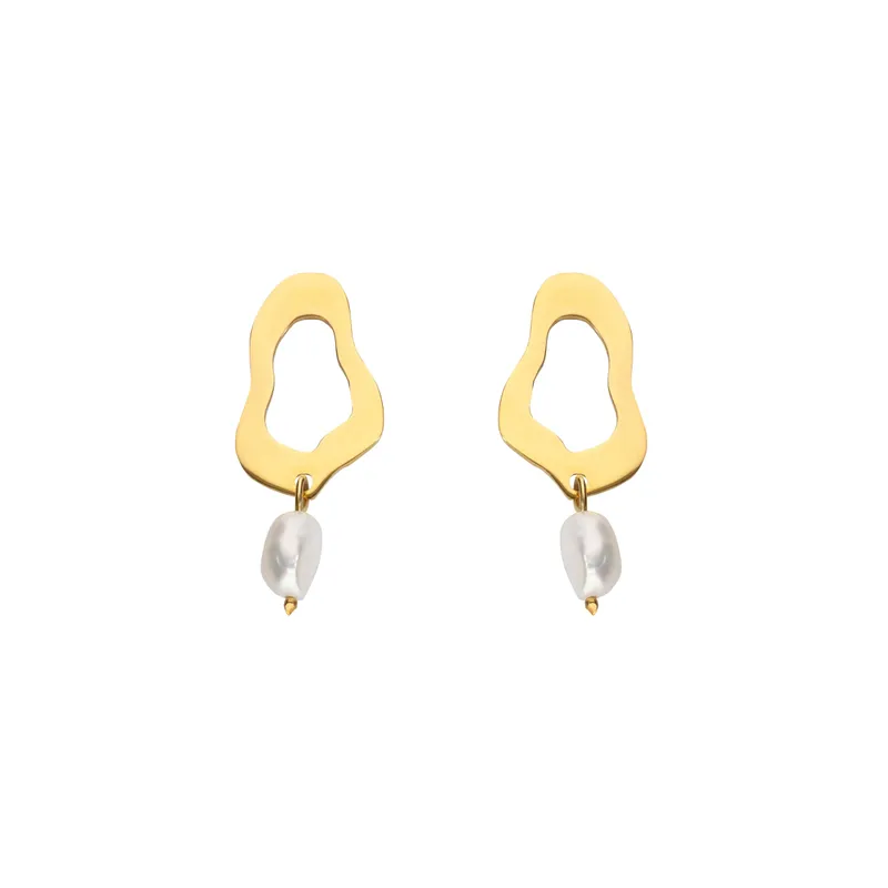 Mini Juliana Earring with Pearl - Image 1