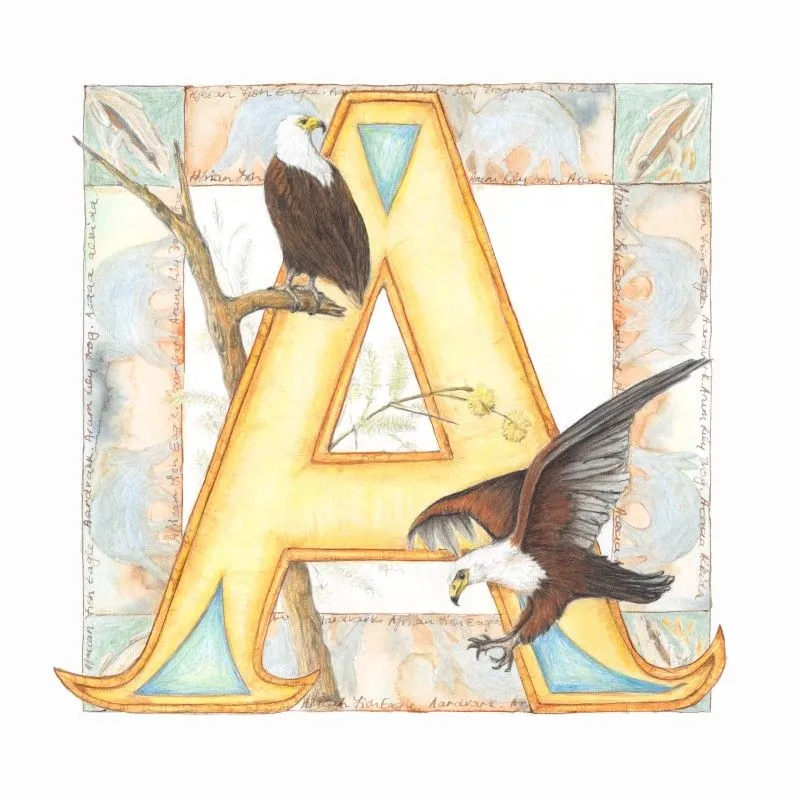 Bush Babies - Individual Letter Print - Image 1