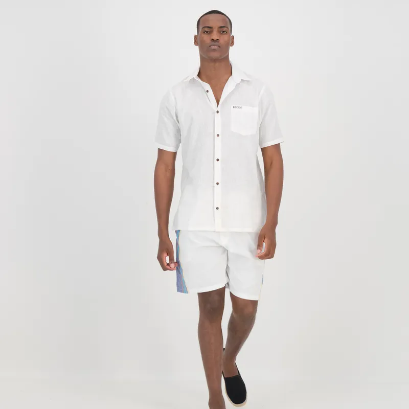 Relaxed Fit Shorts - Ocean Breeze - Image 1