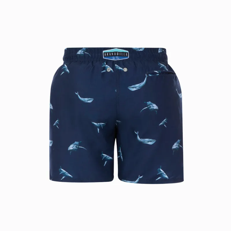 Mid-length Swim Shorts | Sea Life / Navy - Image 5
