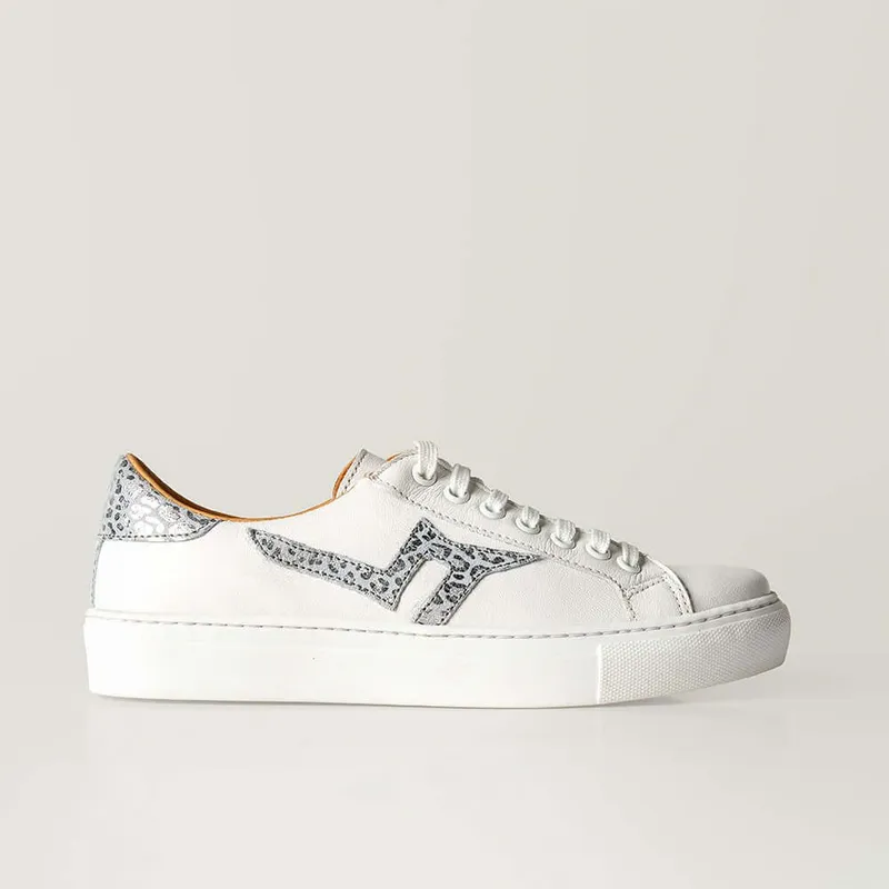 Arctic Blue Leopard Sneaker – Leather Sneakers South Africa - Image 1