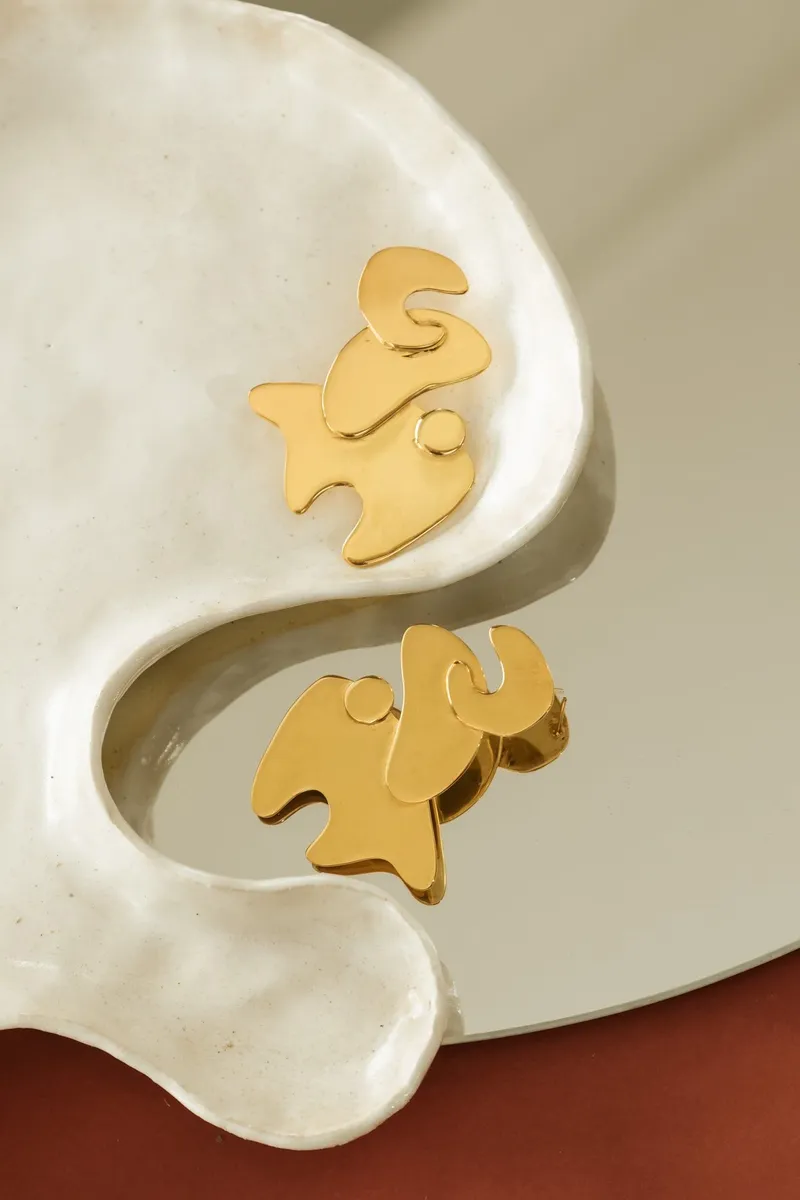 Mini Curves & Swerves Earring - Image 1